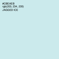 #CBEAEB - Jagged Ice Color Image